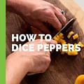 diced bell pepper