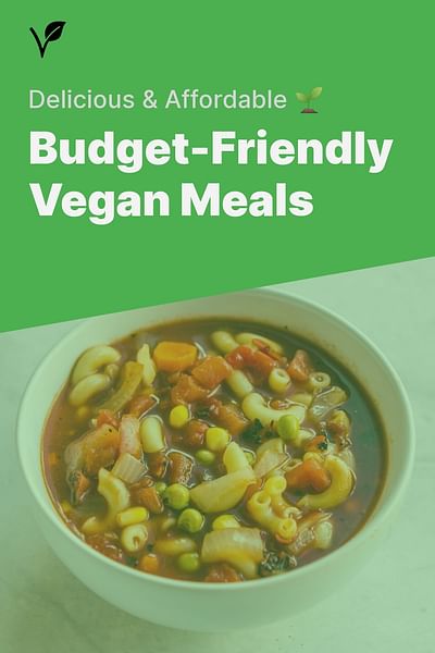 Budget-Friendly Vegan Meals - Delicious & Affordable 🌱