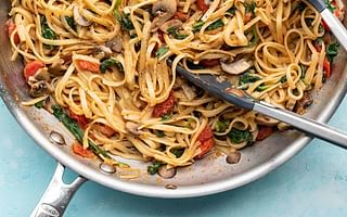 What are some quick vegetarian pasta recipes that don't use meat substitutes?