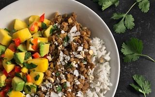 What is a simple vegan diet plan for a busy person?